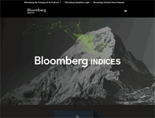 Tablet Screenshot of bloombergindices.com
